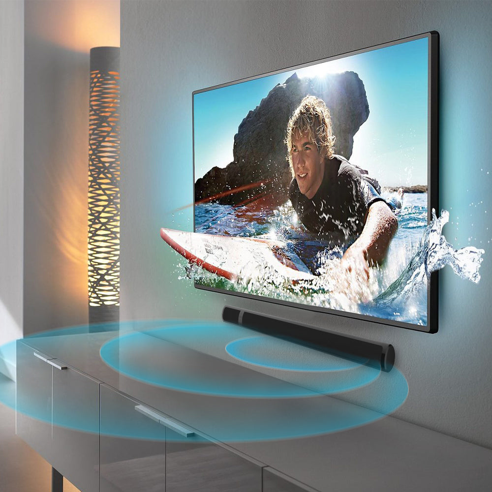 KY-3000B 30W 4-Speaker TV Soundbar with DSP 3D Surround Sound, Bluetooth 5.0, ARC/OPT/AUX Inputs, 3 EQ Modes