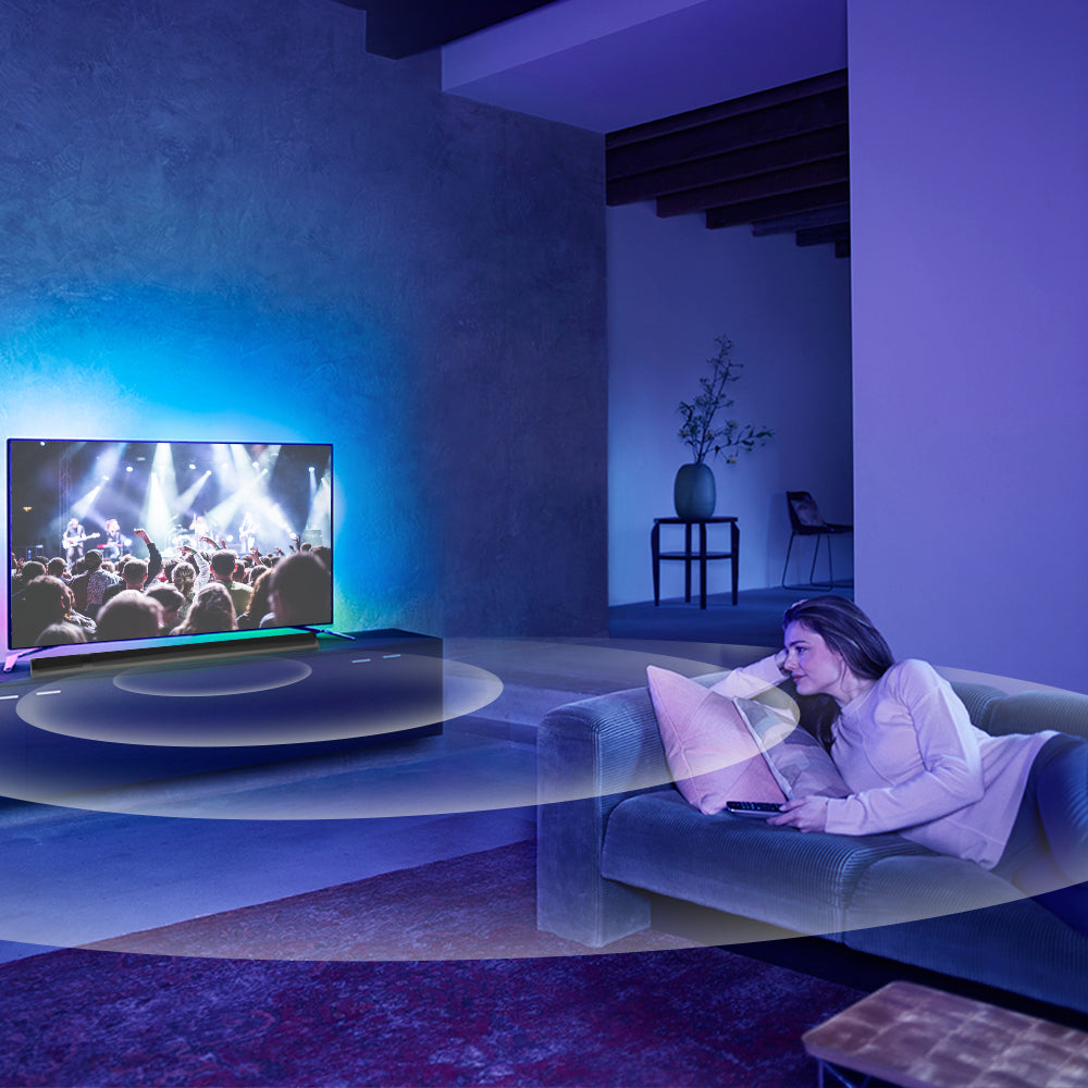 KY-3000B 30W 4-Speaker TV Soundbar with DSP 3D Surround Sound, Bluetooth 5.0, ARC/OPT/AUX Inputs, 3 EQ Modes