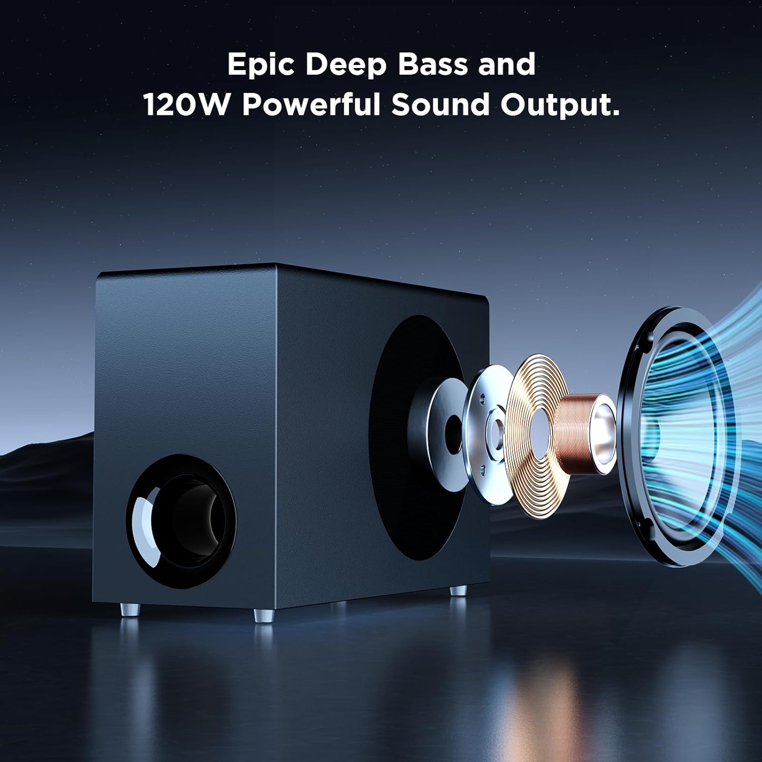 2020DE 120W Surround Sound Bar