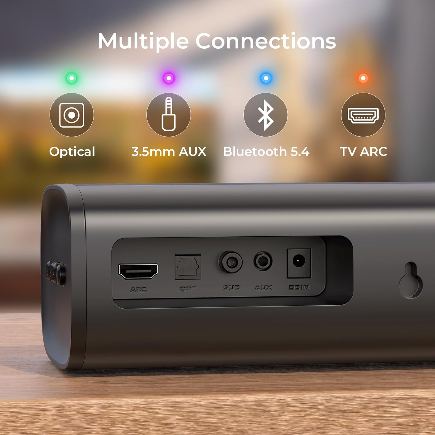 KY-MiniE 110W 2.1CH TV Sound Bar