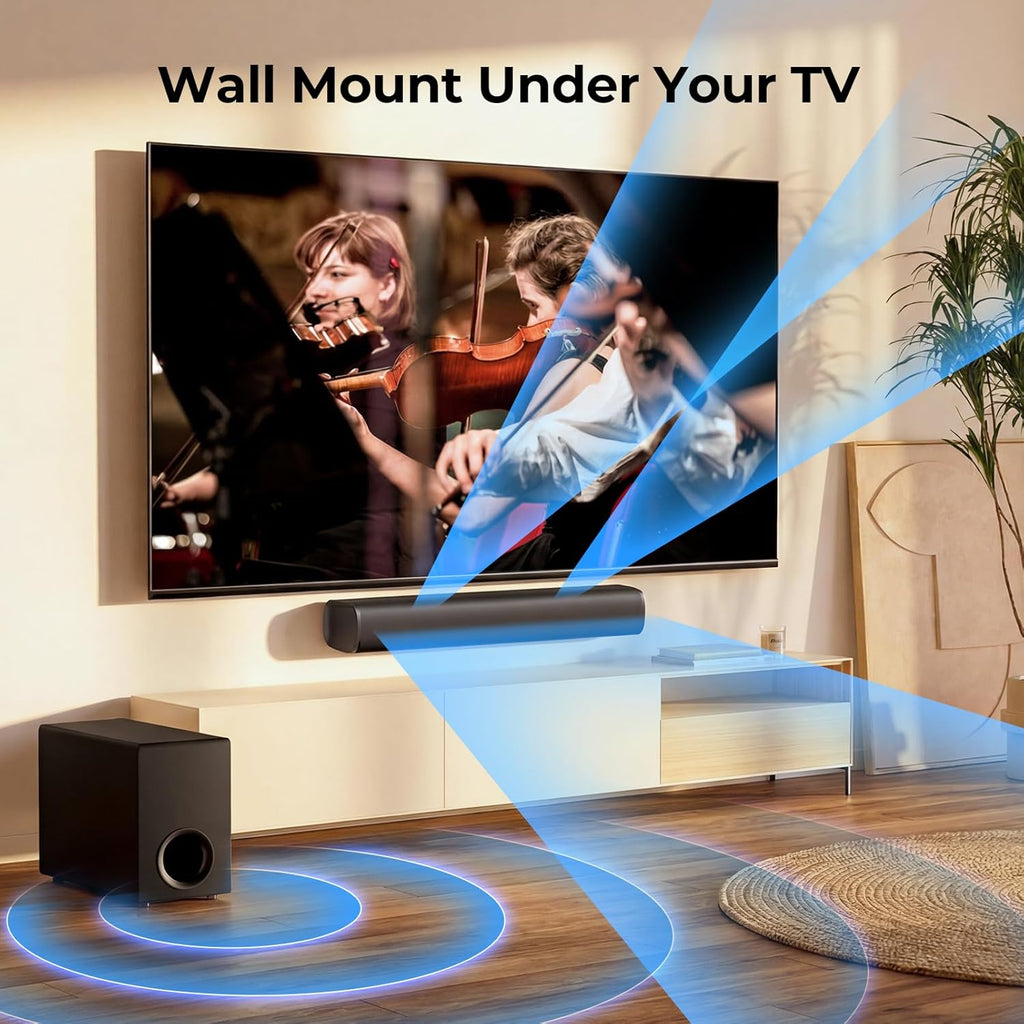 KY-MiniE 110W 2.1CH TV Sound Bar