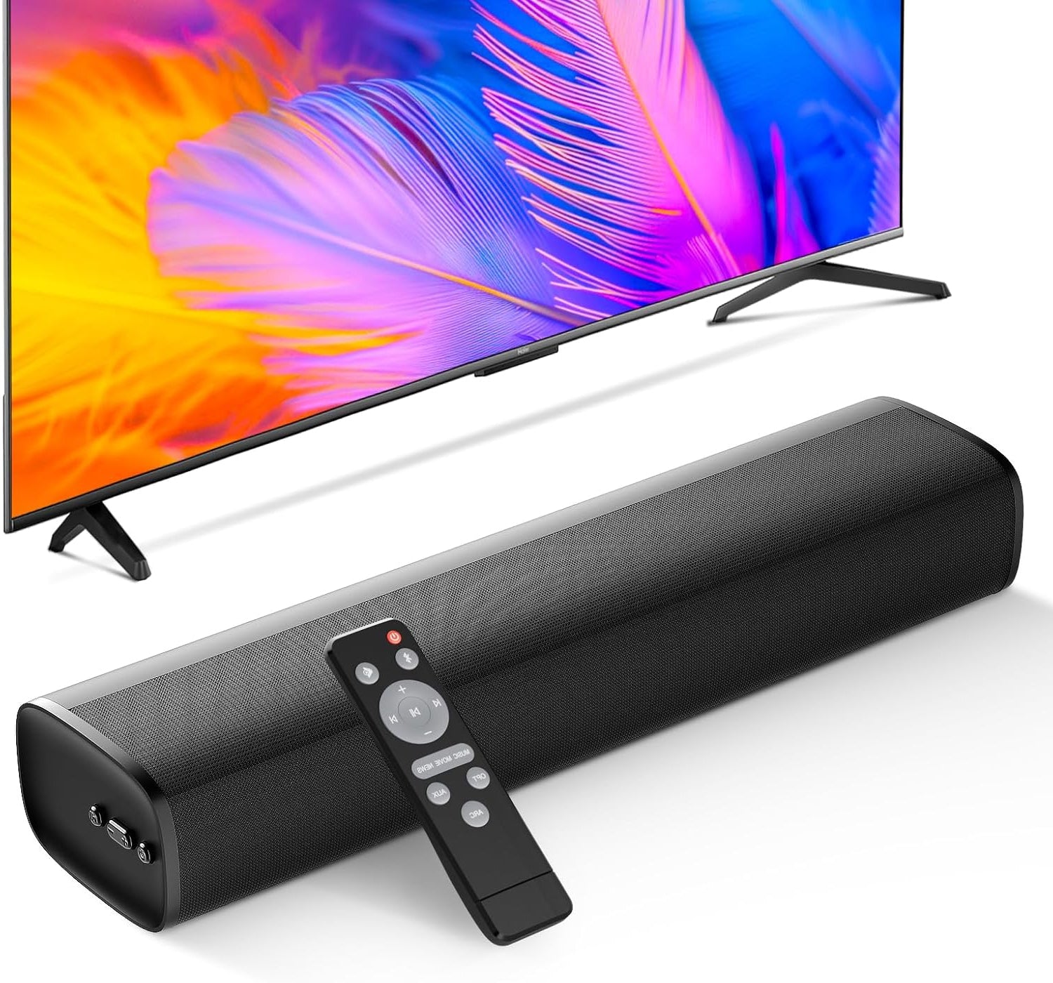KY mini 50W 17 Inch TV Sound Bar Bluetooth 5.3 Multi Input Home Audio Speaker