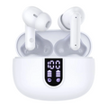 TWS-White LED Display Waterproof Bluetooth Wireless In-Ear Earbuds
