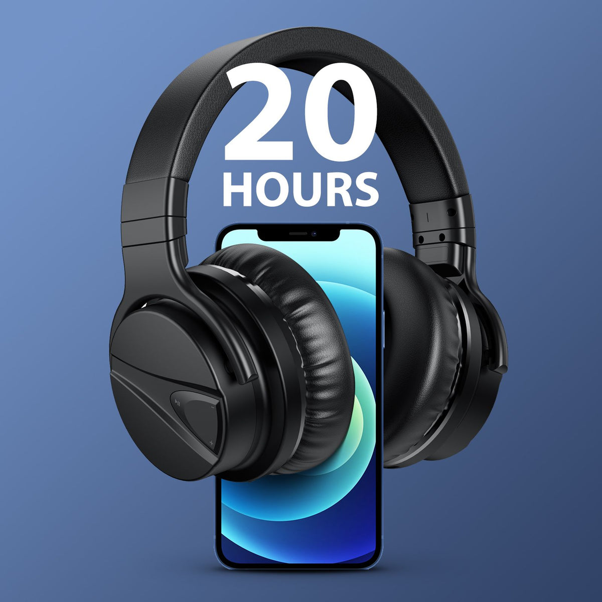 E7MR Bluetooth Headphones Wireless Over-Ear Headphones Active Noise Cancelling