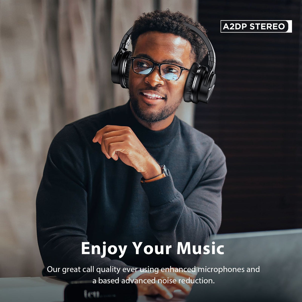 E7MR Bluetooth Headphones Wireless Over-Ear Headphones Active Noise Cancelling